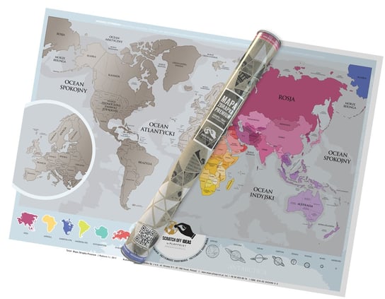 Mapa zdrapka, Świat-Premium Playprint