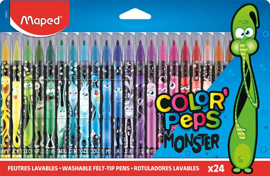 Maped, Flamastry Maped Colorpeps Monster 24 Kolory Maped