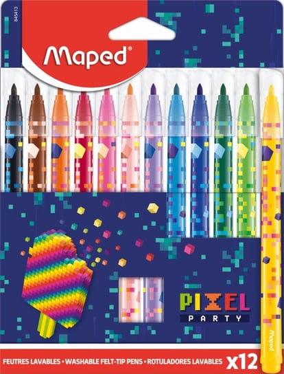 Maped Flamastry Pixel 12kolorów Maped