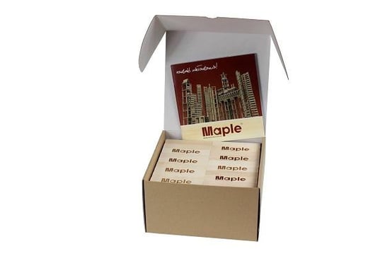 Maple: Klocki Drewaniane Ecopack 200 Sztuk Maple