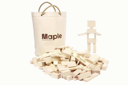 Maple: Klocki Drewniane Maple Mix 220 Sztuk Maple