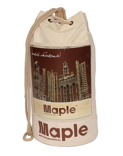 Maple: Klocki Drewniane Worek Żeglarski 400 Sztuk Maple
