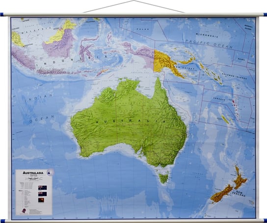 Maps International, mapa ścienna polityczna Australia, 1:7 000 000 Maps International