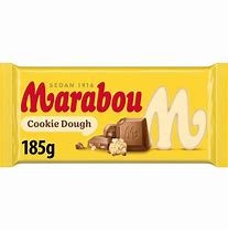 MARABOU COOKIE DOUGH 185g - MLECZNA CZEKOLADA Z KAWAŁKAMI CIASTECZEK Marabou