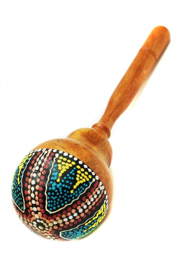 Marakas Drewniany Instrument Muzyczny Etniczny Naturalny Eko Grzechotka Inny producent