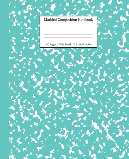 Marbled Composition Notebook Dreamers Press Young