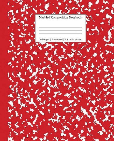 Marbled Composition Notebook Dreamers Press Young