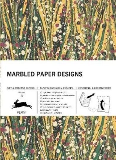 Marbled Paper Designs: Gift & Creative Paper Book. Volume 102 van Roojen Pepin