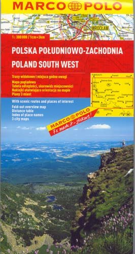 Marco Polo Regionalkarte Polen Südwest 1 : 300 000 Opracowanie zbiorowe