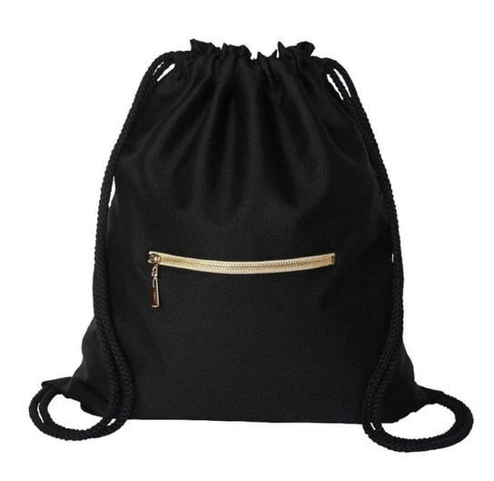Maremi, worek - plecak, czarny ze złotym zamkiem MAREMI Design