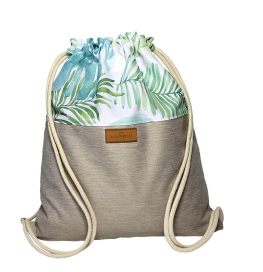 Maremi, worek - plecak, liście tropikalne MAREMI Design