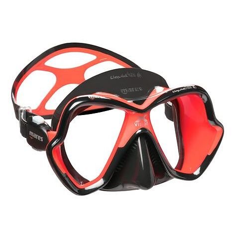 Mares, Maska do nurkowania, X-Vision Ultra Liquidskin 411052, czerwony Mares