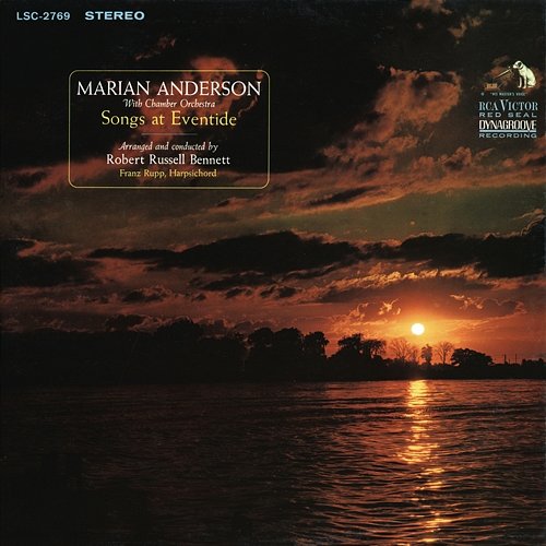 Marian Anderson - Songs at Eventide Marian Anderson