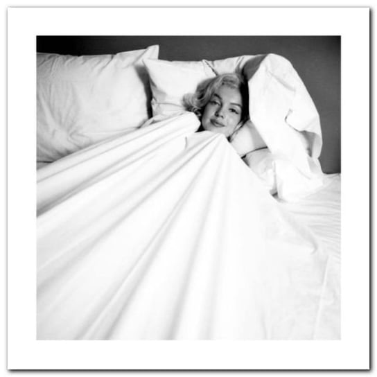 Marilyn In Bed plakat obraz 60x60cm Wizard+Genius