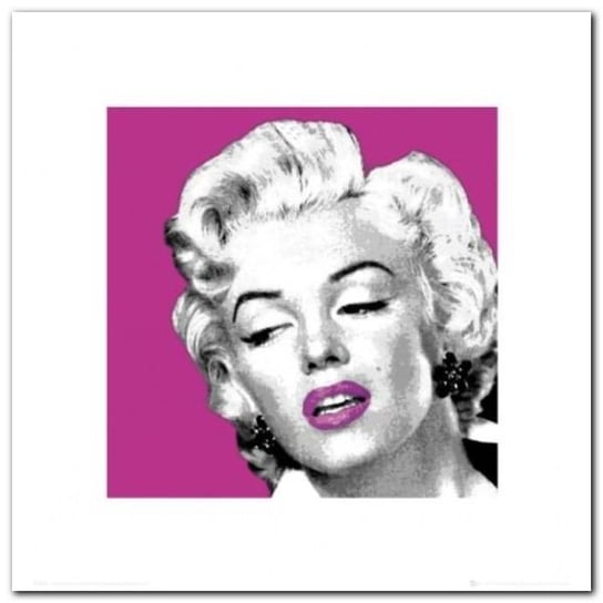 Marilyn Monroe Pink plakat obraz 40x40cm Wizard+Genius
