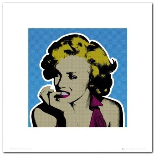 Marilyn Monroe plakat obraz 40x40cm Wizard+Genius