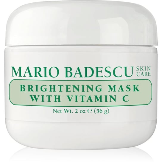 Mario Badescu Brightening Mask with Vitamin C maseczka rozjaśniająca do cery poszarzałej o niejednolitym kolorze 56 g Mario Badescu