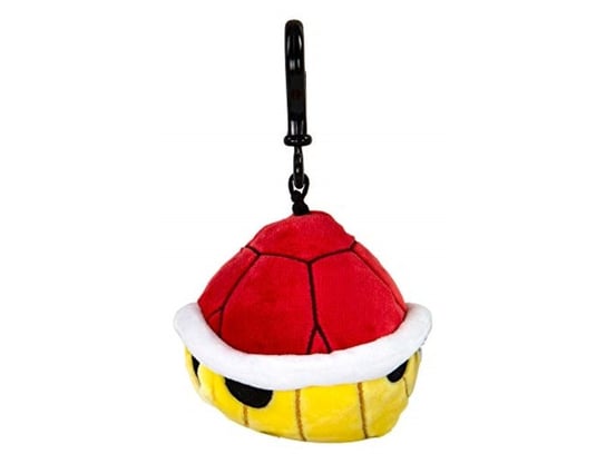 Mario Kart T12952A Spiny Red Shell Plush 10 Cm| Super Mario Nintendo Merchandise For Retro Fans | Clip-On Toy Gadgets & Gaming Desk Accessories | Suitable From 4 Years Old, Multicolour Mario