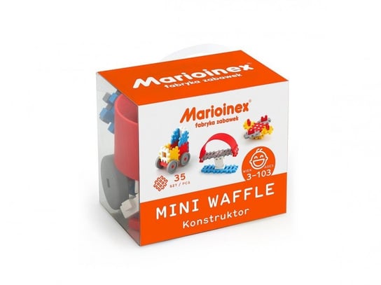 Marioinex, klocki konstrukcyjne Mini Waffle, 35 sztuk Marioinex