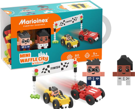 Marioinex Klocki Mini Wafle - Wyścig 80 Elementów Marioinex