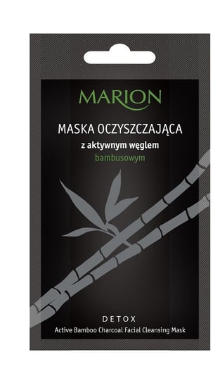 Marion, Detox, maska oczyszczająca z aktywnym węglem bambusowym, 10 g Marion