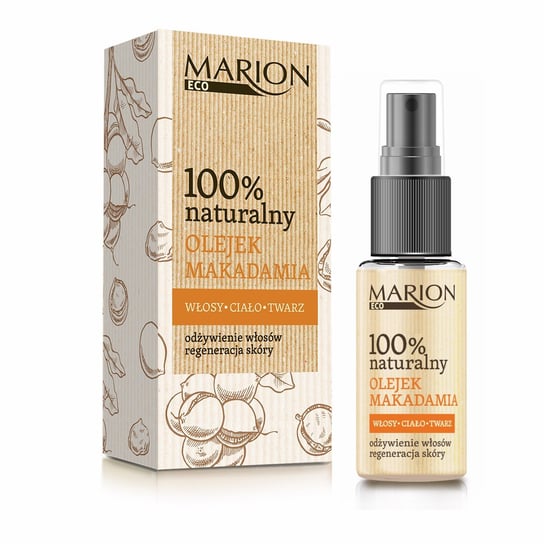 Marion, Eco, 100% naturalny olejek makadamia, 25 ml Marion