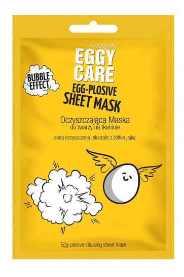Marion, Eggy Care, maska na twarz na tkaninie oczyszczająca Marion