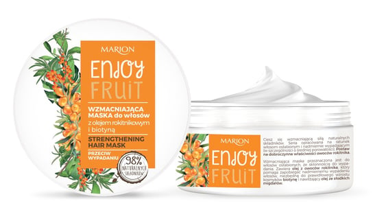 Marion, Enjoy Fruit, maska do włosów wzmacniająca, 200 ml Marion
