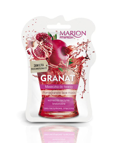 Marion, Fit & Fresh, maseczka do twarzy Granat, 7 ml Marion