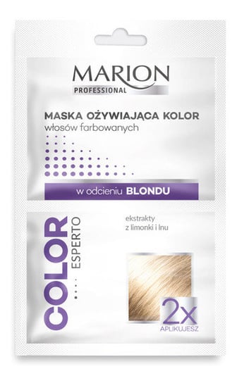 Marion, Mari Color, maska odżywiająca do włosów w odcieniu blond, 2x20 ml Marion
