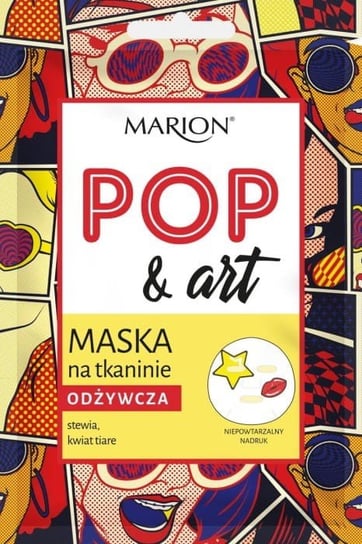 Marion, Maseczka Do Twarzy W Płachcie, Odżywcza Pop Art Marion