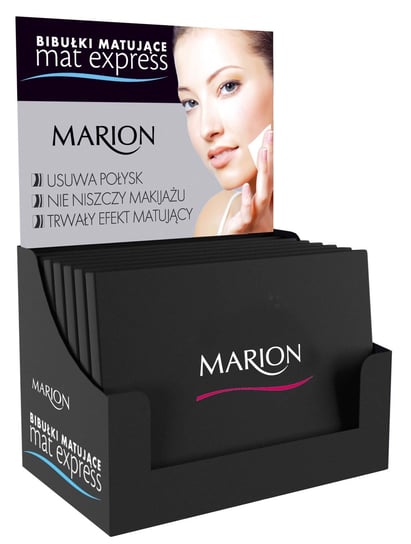 Marion, Mat Express, bibułki matujące do twarzy, 5x100 szt. Marion