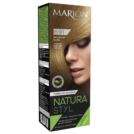 Marion, Natura Styl, farba do włosów 691 Naturalny Blond, 95 ml Marion
