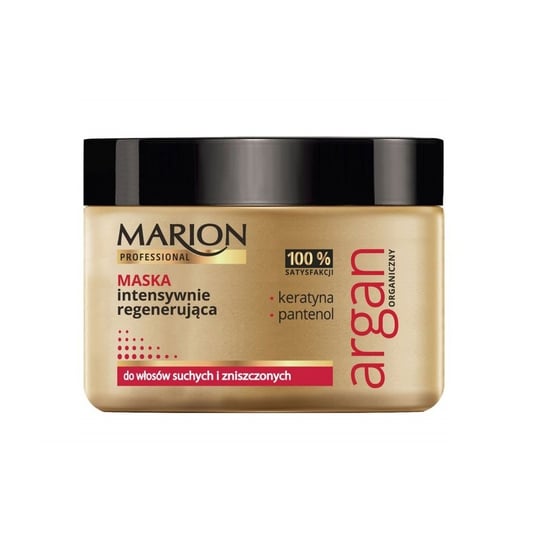 Marion, Professional Argan, maska do włosów intensywnie regenerująca, 450 g Marion