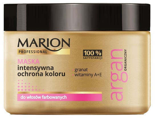 Marion, Professional Argan, organiczna maska do włosów intensywna ochrona koloru, 450 g Marion