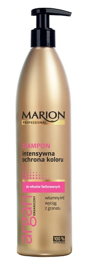 Marion, Professional Argan, szampon do włosów intensywna ochrona koloru, 400 g Marion