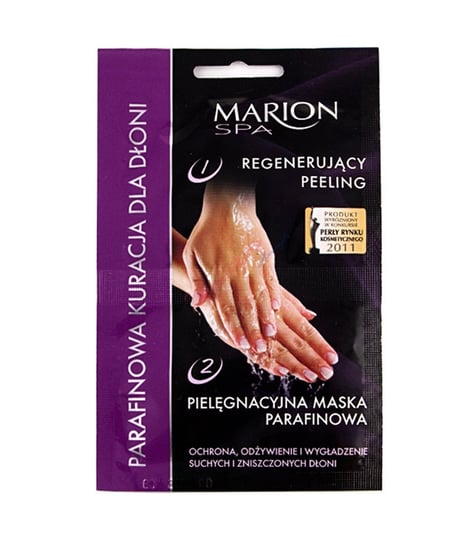 Marion, Spa, parafinowa kuracja do dłoni z peelingiem i maską, 6 ml Marion