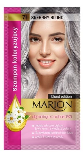 Marion Szampon koloryzujący 4-8 myć 71 Srebrny Blond 40ml Marion