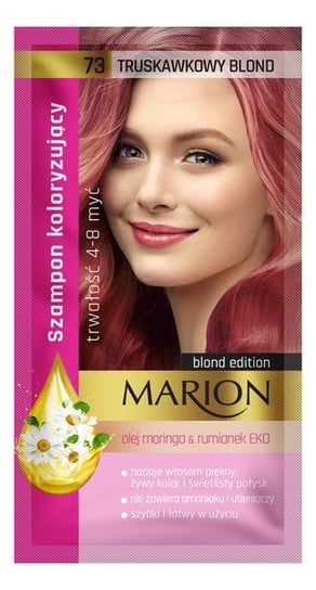 Marion Szampon koloryzujący 4-8 myć 73 Truskawkowy Blond 40ml Marion