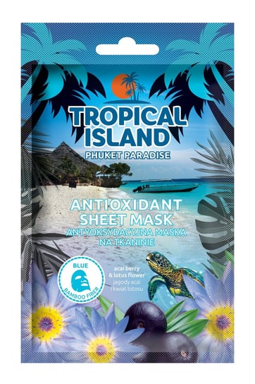 Marion, Tropical Island, maska na tkaninie antyoksydacyjna Phuket Paradise, 1 szt. Marion