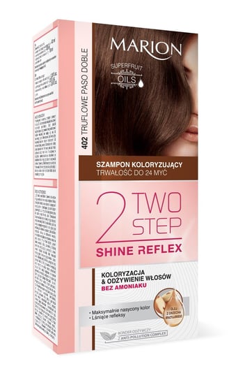 Marion, Two Step Shine Reflex, szampon koloryzujący 402 Truflowe Paso Doble Marion