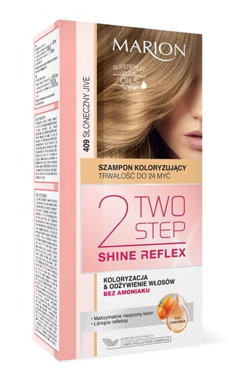 Marion, Two Step Shine Reflex, szampon koloryzujący 409 Słoneczny Jive Marion
