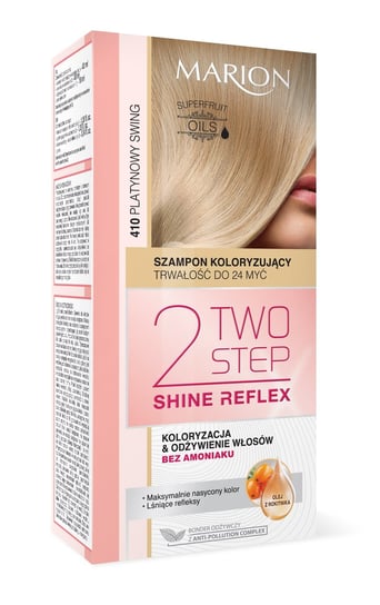 Marion, Two Step Shine Reflex, szampon koloryzujący 410 Platynowy Swing Marion