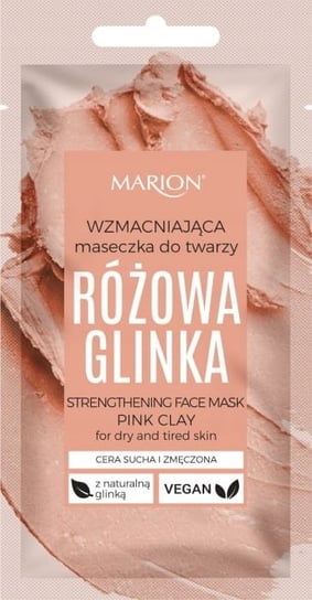 Marion, Wzmacniająca maseczka do twrzy Różowa Glinka Marion