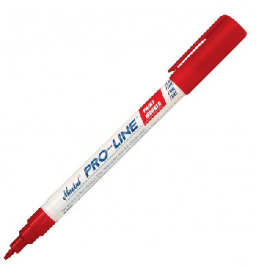 Markal Pro-Line Fine marker permanentny Czerwony MARKAL