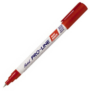 Markal Pro-Line Micro Marker 1 mm czerwony MARKAL
