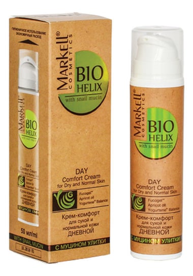 Markell Cosmetics, Bio-Helix, krem z ekstraktem ze śluzu ślimaka do skóry suchej, 50 ml Markell Cosmetics