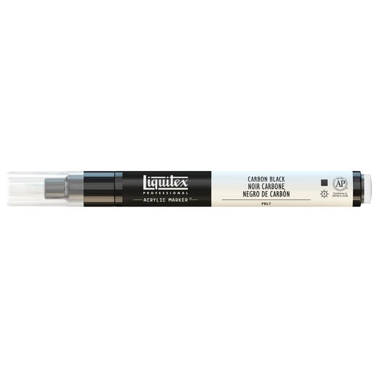 Marker akrylowy, cienki, Carbon Black 337, Liquitex LIQUITEX