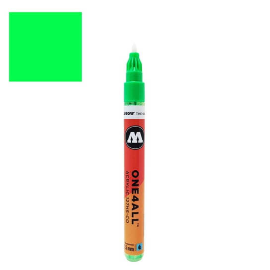 Marker akrylowy Molotow One4All 127HS-CO - 1,5 mm crossover - neon green fluo Molotow