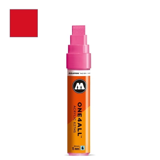 Marker akrylowy Molotow One4All 627HS 15 mm trafic red 013 Molotow